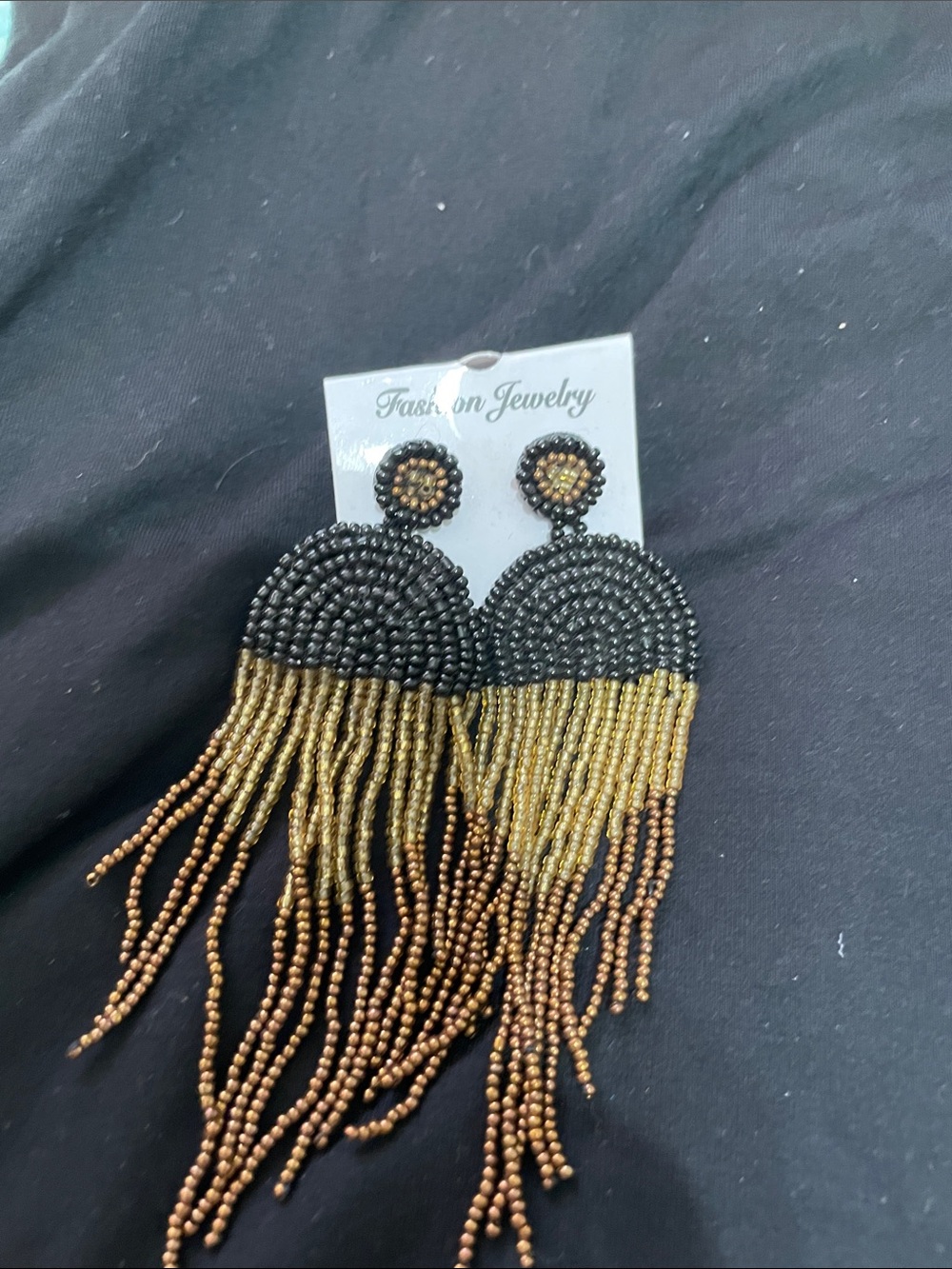 large beaded chandelier shoulder duster earrings